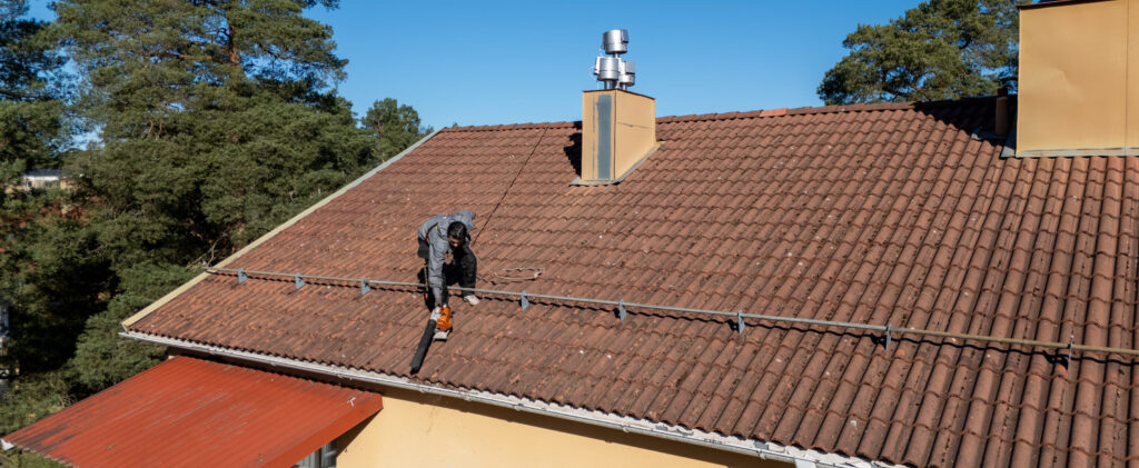 Våren är här dags för taktvätt